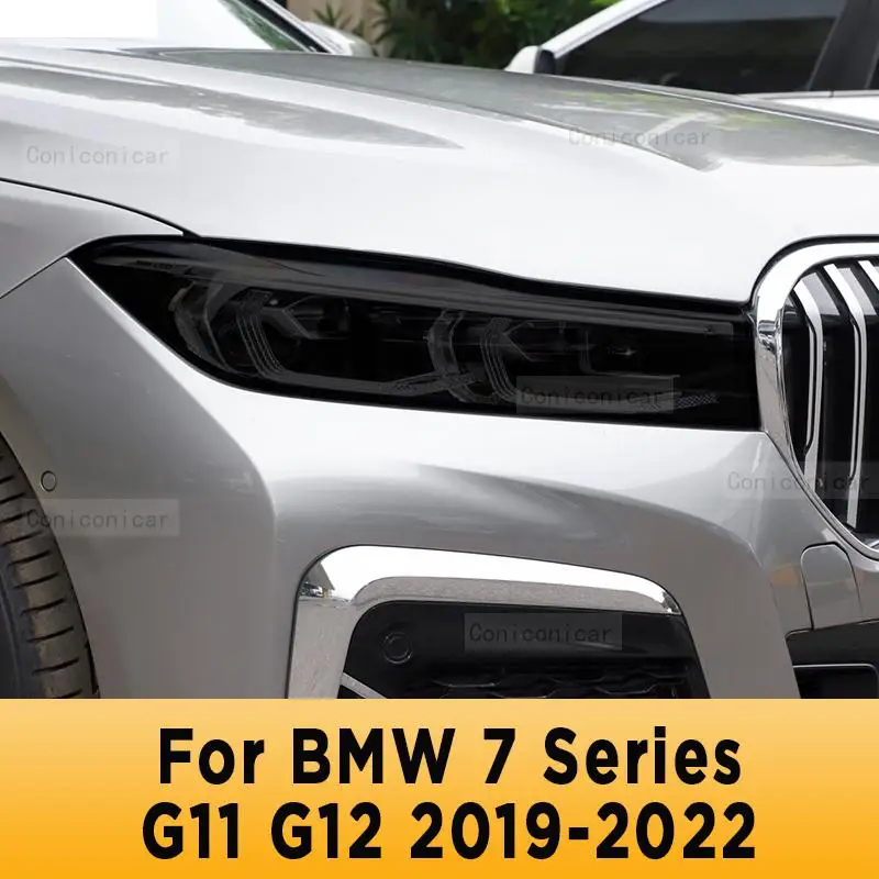 

Для BMW 7 серий G11 G12 2019-2022 Автомобильная внешняя фара Защита от царапин передняя лампа ТИНТ фотоаксессуары для ремонта