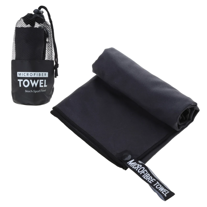 Microfiber Travel Towel Super Absorbent Sports Towel For Camping Beach Gym Backpacking Swimming Running G6ka
