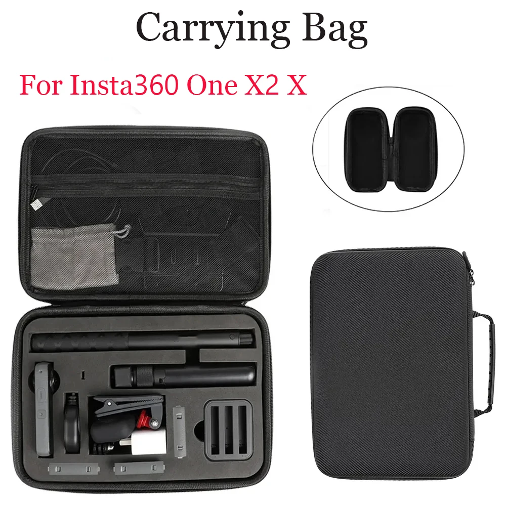 

Carrying Bag for Insta360 One X2 X Storage Case for Insta 360 One X2 Panoramic Action Camera Accessories Mini PU Protective Box