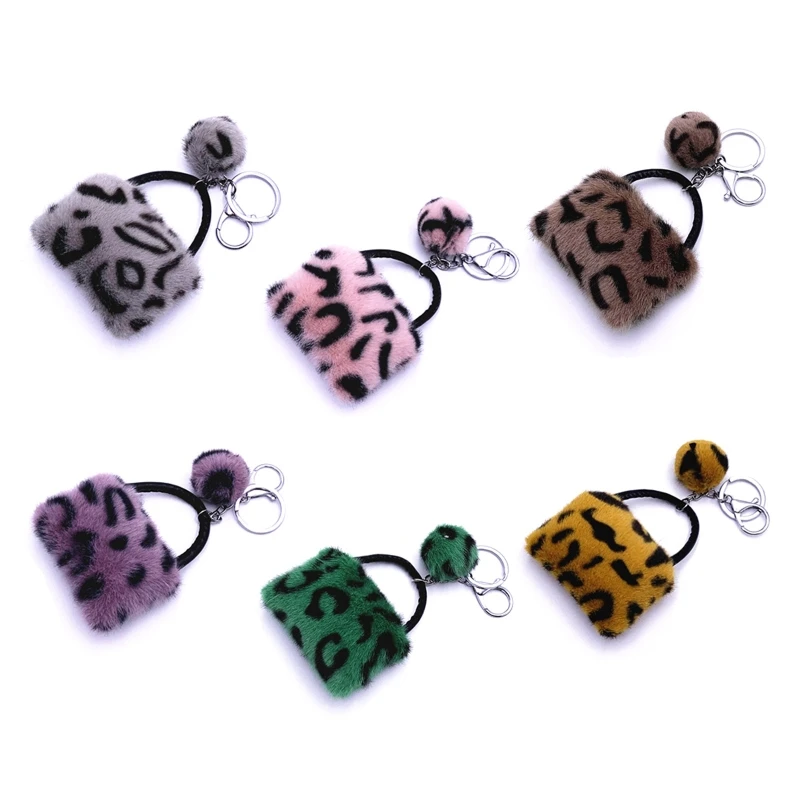 

Mini Hairball Ornament Hand Purse Decoration Plush Pendant Women Cloth Accessory