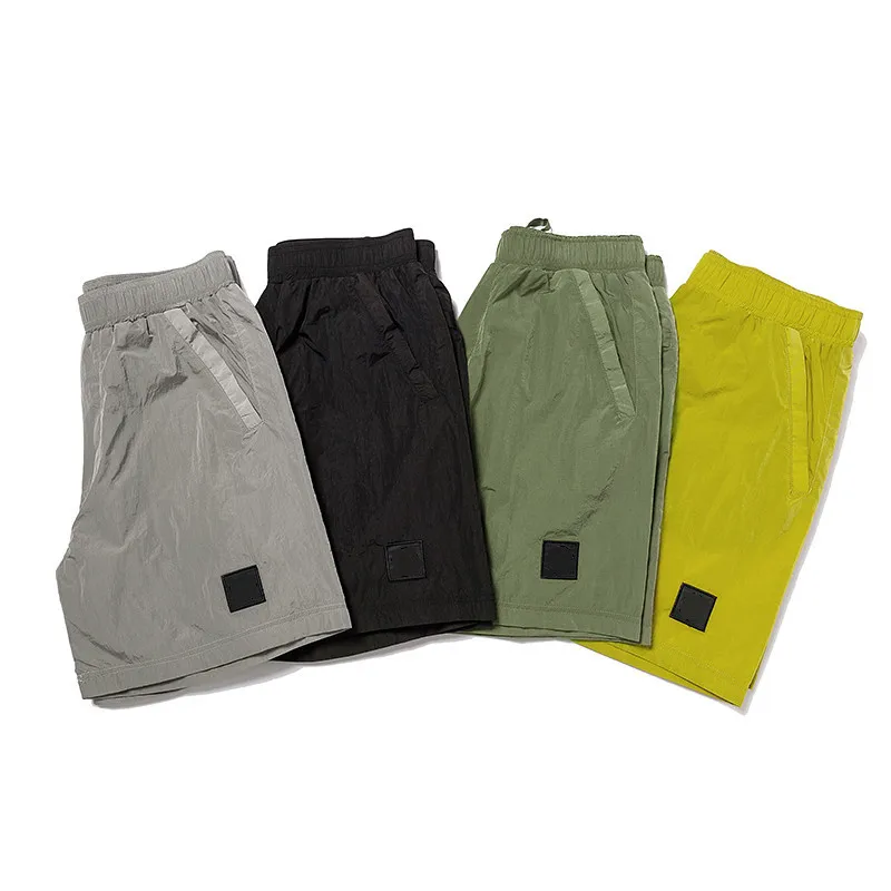 

Fashion tide brand 21SS summer compass small standard pocket metal nylon sports casual shorts simple loose shorts