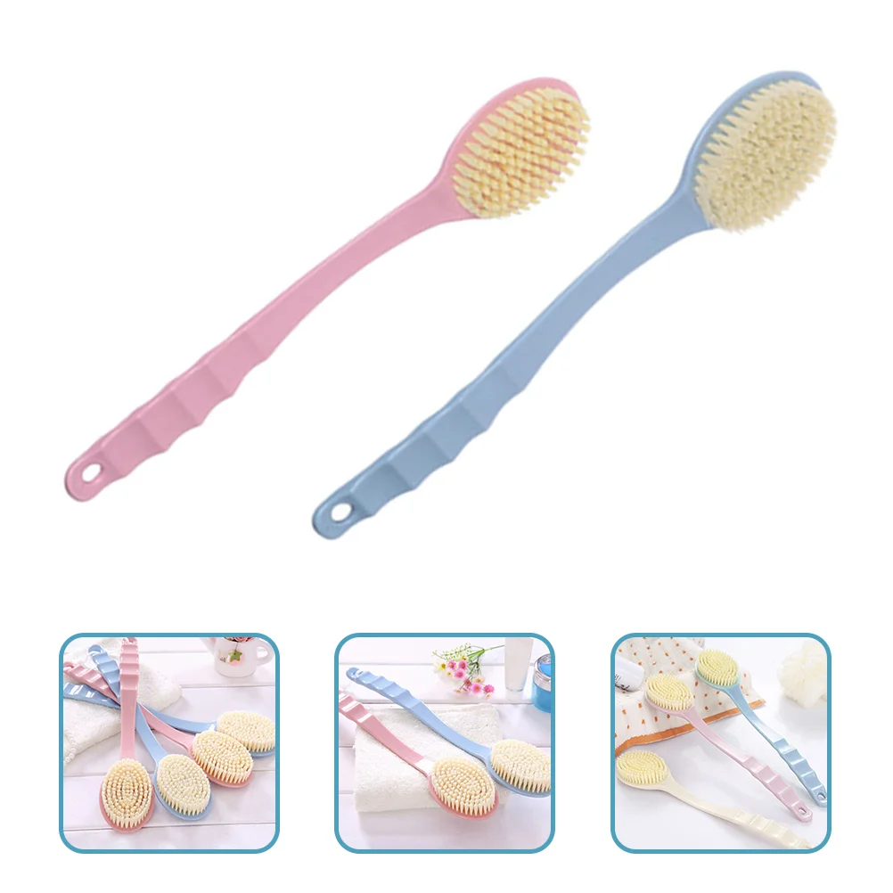 

Bodybrush Brushes Shower Scrubber Bath Forhandle Silicone Washer Scrub Exfoliator Cleaning Supplies Accessories Loofah Skin