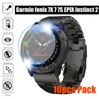 10 шт.упаковка, Защитное стекло для Garmin Fenix 7X 7 7S EPIX Instinct 2