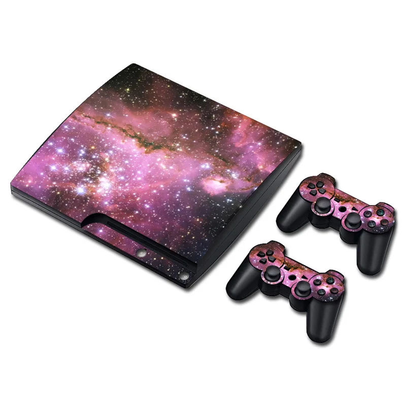 limitted Skin Sticker for Ps3 Slim Consol 2 Matching Ps3 Controller Stickers TN-P3Slim-1177