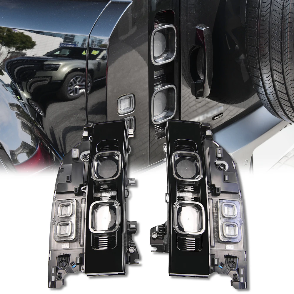 

For Land Rover Defender L663 2020 2021 2022 + Led Tail Lamp Lights Rear Brake High Addtional Turn signal Reverse Light Taillight