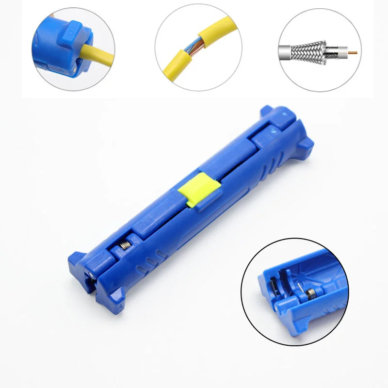 

Multi-function Electric Wire Stripper Pen Rotary Coaxial Wire Cable Pen Cutter Stripping Machine Pliers Tool for Cable Puller