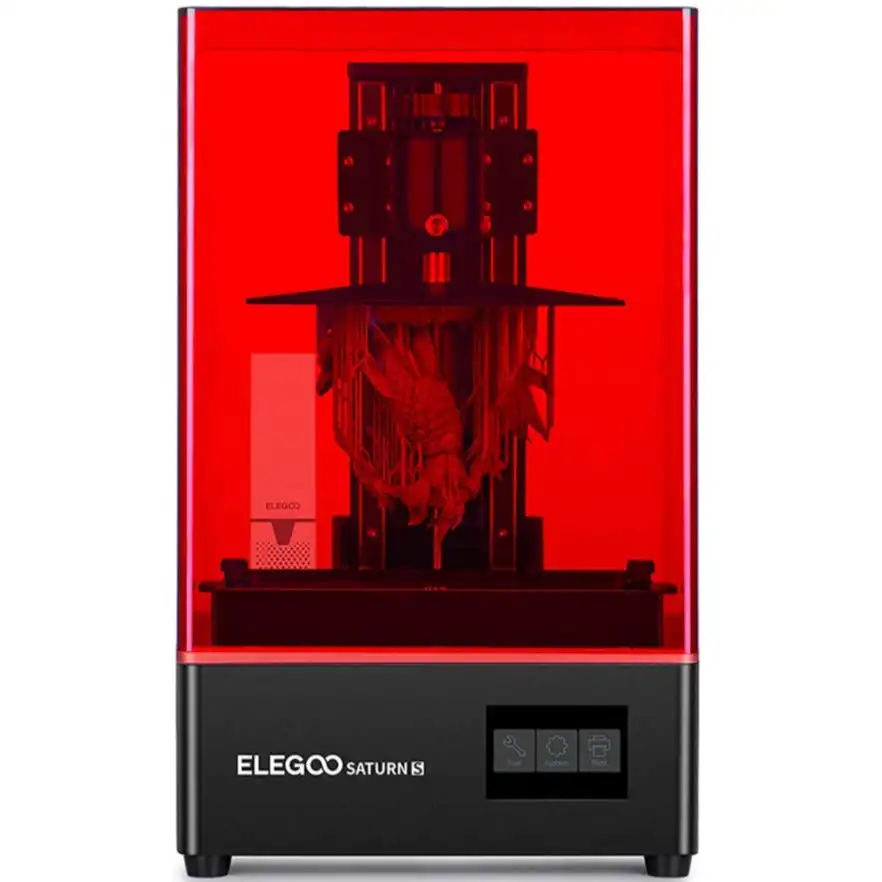 3D принтер ELEGOO Saturn Resin с 8 9 дюймовым монохромным ЖК-дисплеем УФ-принтер SLA Printer Matrix UV