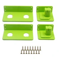 4 pack tool drill and battery wall mount bracket set for ryobi power 18v tools 18v battery and tool storage hanger