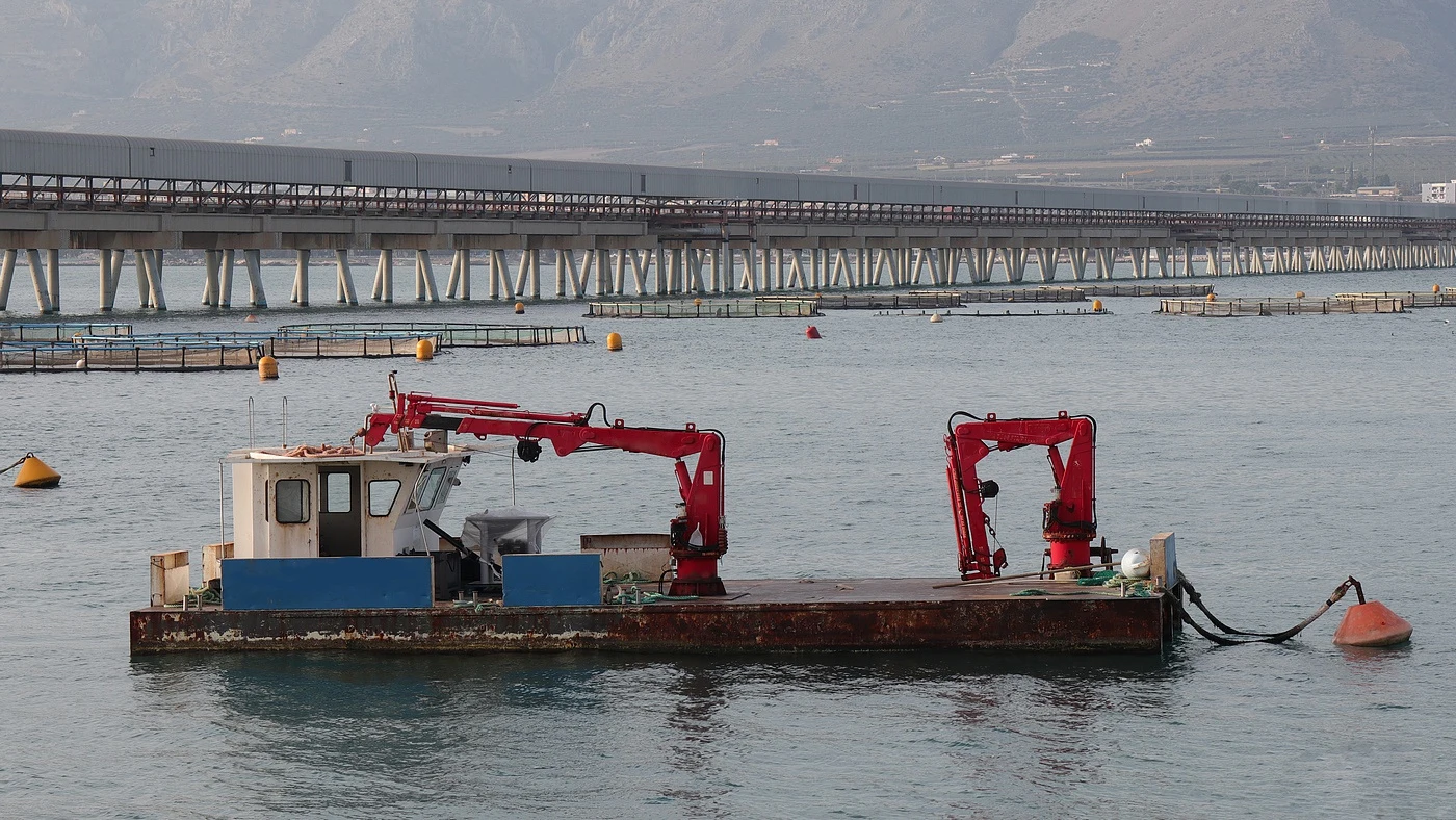 Фото Интеллектуальный морской палубный кран с модулем дистанционного управления и технологией стабилизации против опрокидывания №3
