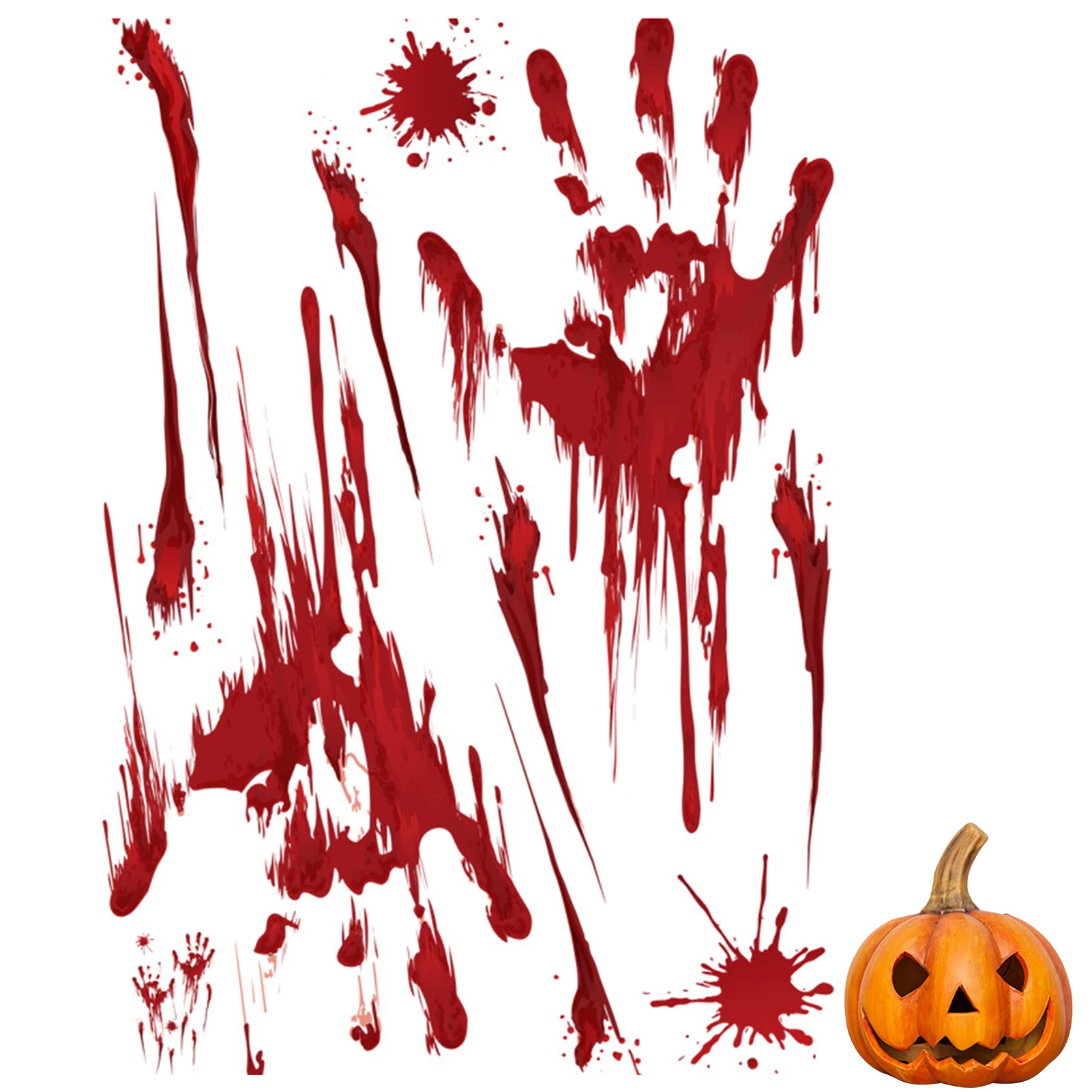 

Halloween Wall Decal Bloody Footprints Floor Clings Bloody Halloween Decorations For Indoor Outdoor Halloween Wall Decal Window