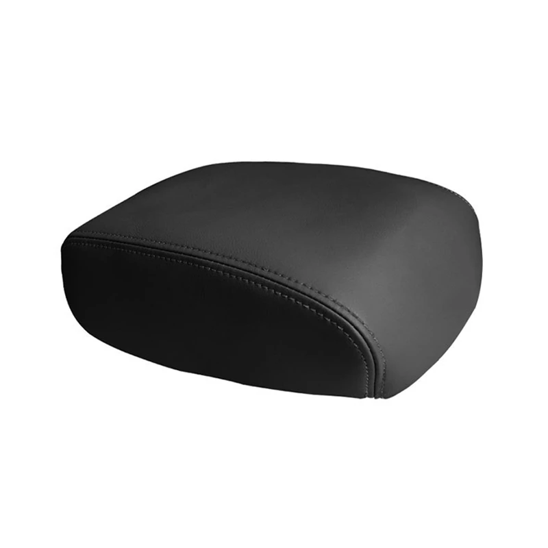 Наклейка на крышку подлокотника центральной консоли из искусственной кожи для