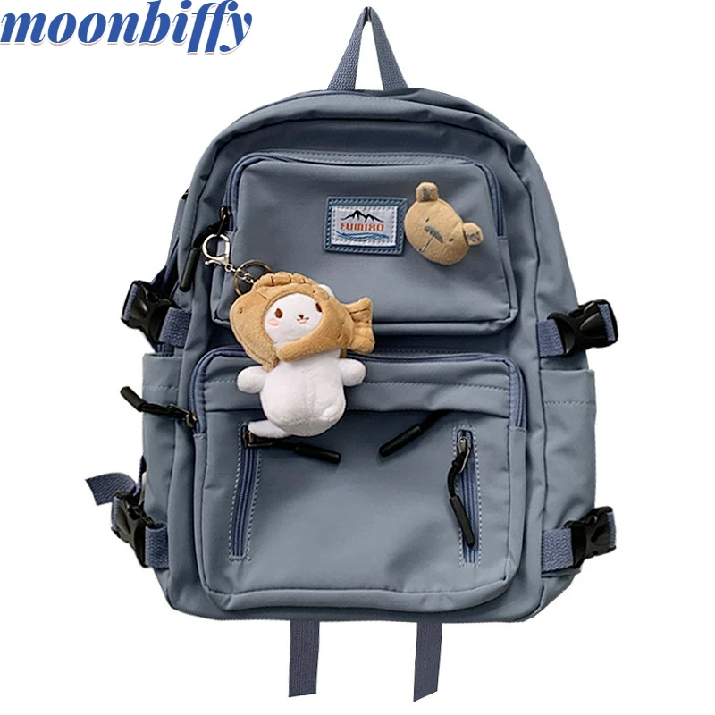 

Backpack Female INS Wind Students Korean Ulzzang Campus Junior High School Students Backpack Anti-theft Backpack kids backpacks