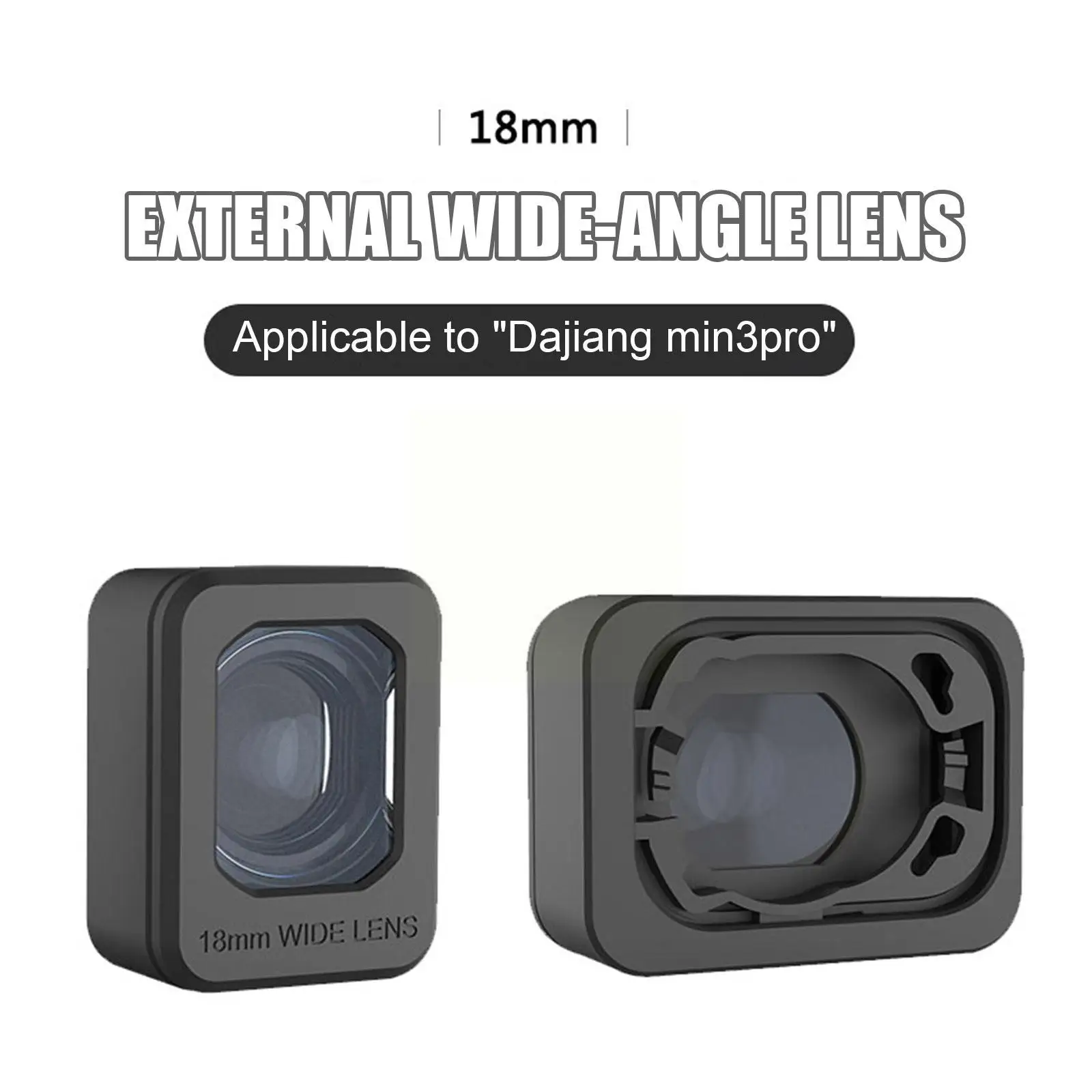 External Wide-angle Lens Filter Shooting Range Increase 25% For Mini 3 Pro Camera Lens Drone Accessories