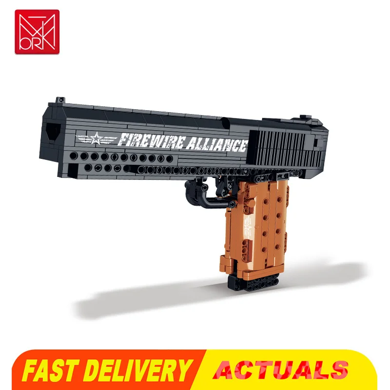 

Assault Rifle AK47 Machine Gun Sharpshooter Pistol Sniper Rifle Building Blocks Toys Model Firearms Mechanical Series
