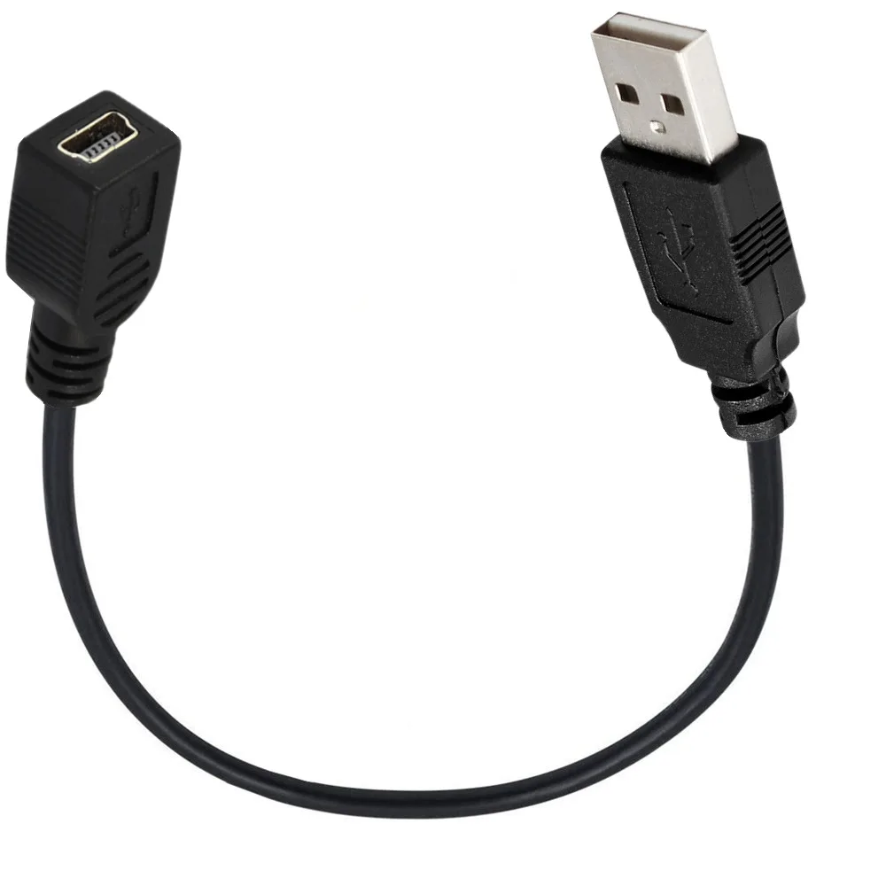 Micro/Mini 5P Женский USB 2.0 Жесткий диск Цифровая камера Телефон Кабель для передачи