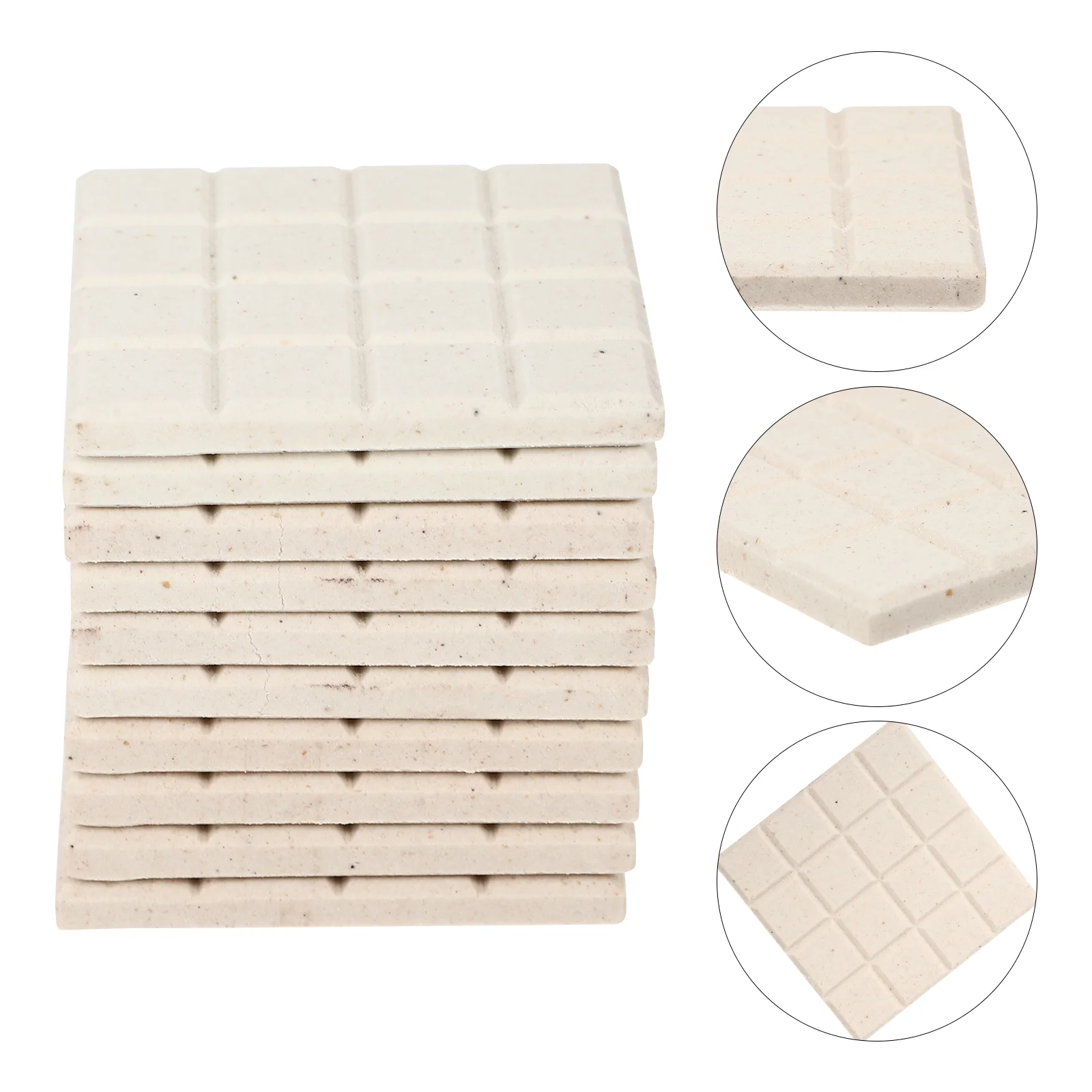 

10 PCS Coral Fragment Base Aquarium Accessory Bases Support Square Stand Supplies Fish Tank Accessories Plug Reef