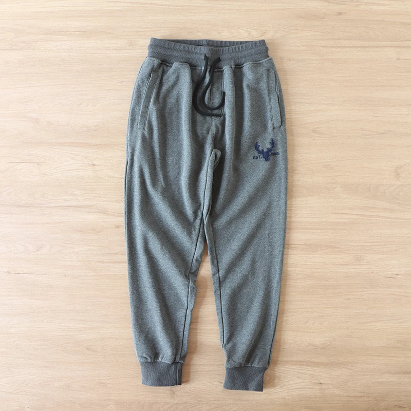 

Retro-style Loose Sports Leggings Autumn Men's Sweater Pants