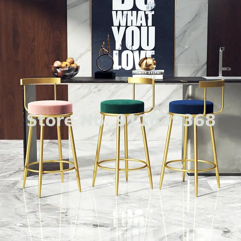 Северная Европа барный стул светильник светлый роскошный высокий сетчатый