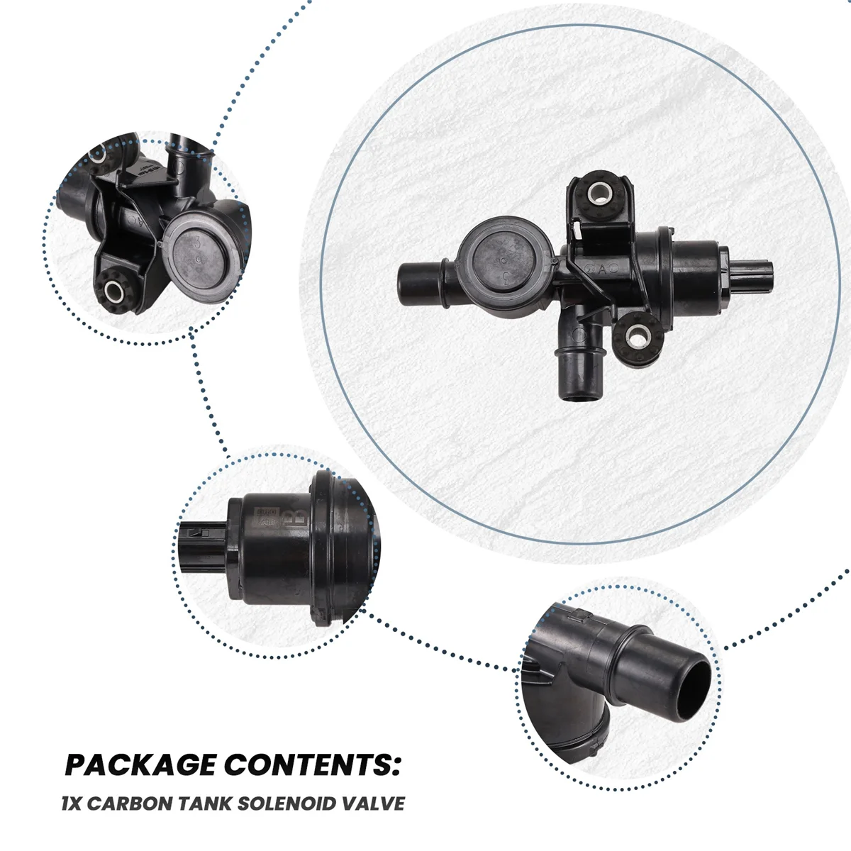 Подходит для Toyota Lexus Sienna автомобильный карбоновый бак Соленоидный клапан 90910-15085