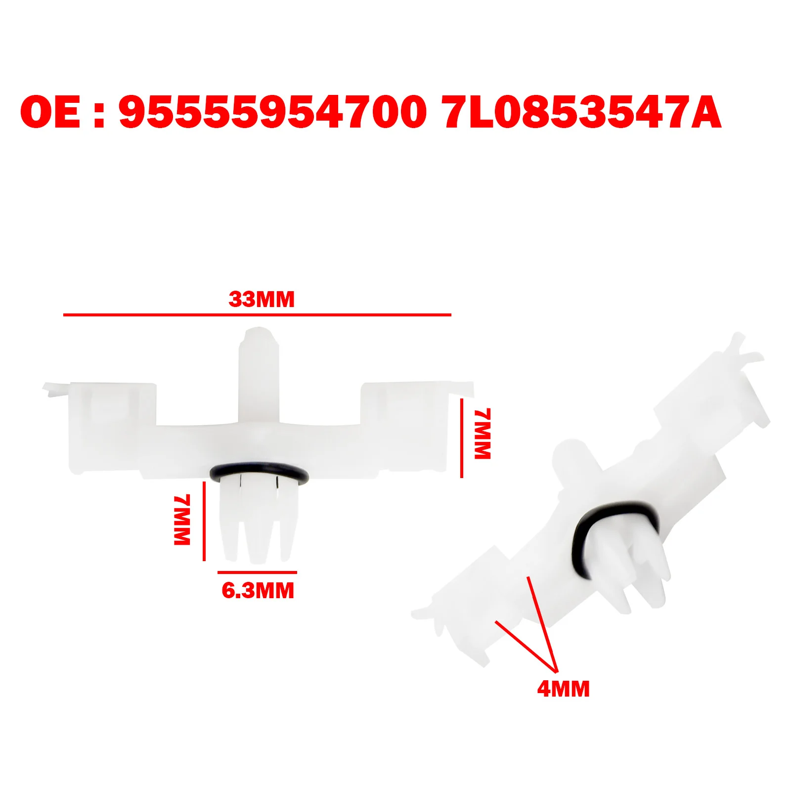 

10 шт./комплект, направляющие для порога двери 95555954700 7L0853547A