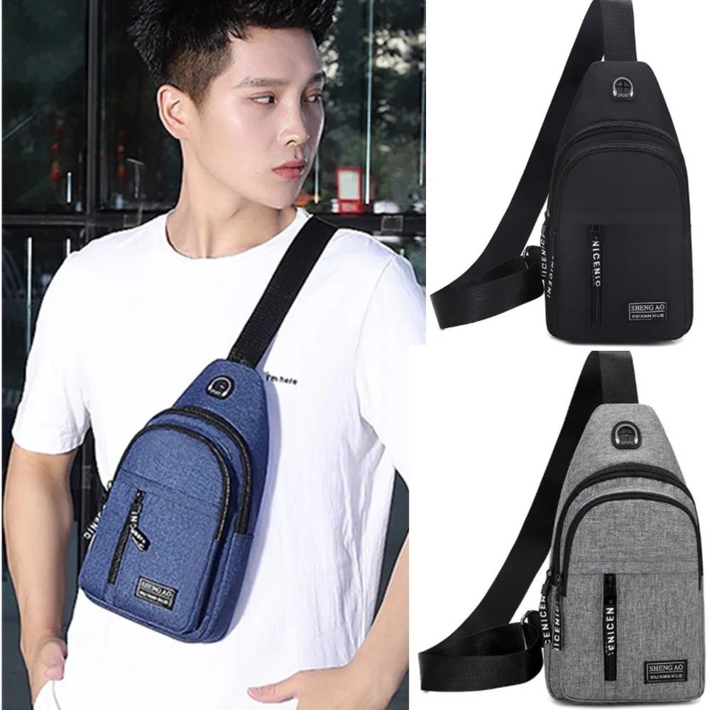 

Сумка-мессенджер через плечо для мужчин, многофункциональная Водонепроницаемая дорожная нагрудная Сумка-слинг для походов и кемпинга, 2023new