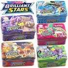 42 шт.компл. железная коробка Покемон Такара Томи боевые игрушки хобби Коллекционная Игра коллекционная книга для детей