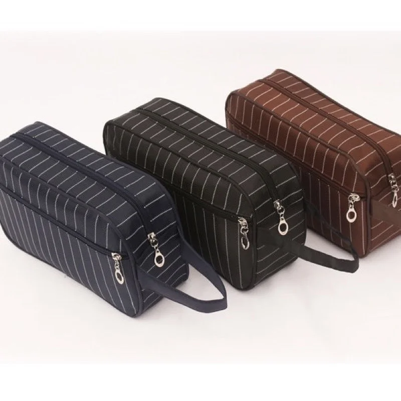 Necessaire Bolsa Com Alça Lateral Masculina Estilo Moderno Social