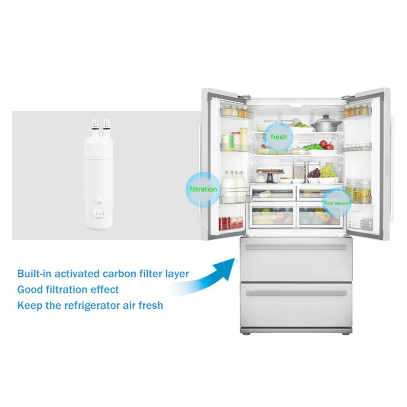 Замена крышки фильтра для воды 2X W10295370A холодильника EDR1RXD1 Fiiter1 46-9081 46-9930 EDR1 фильтр