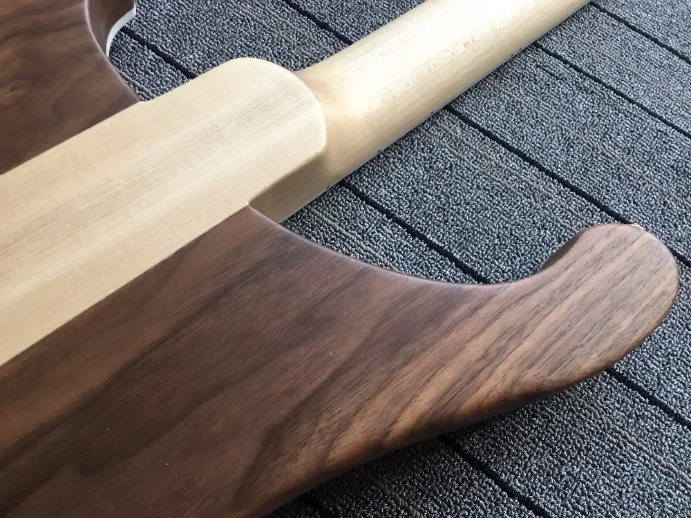 Супер редкая 4003 4005 Lemmy ореховая резная вручную электрическая бас-гитара с шеей