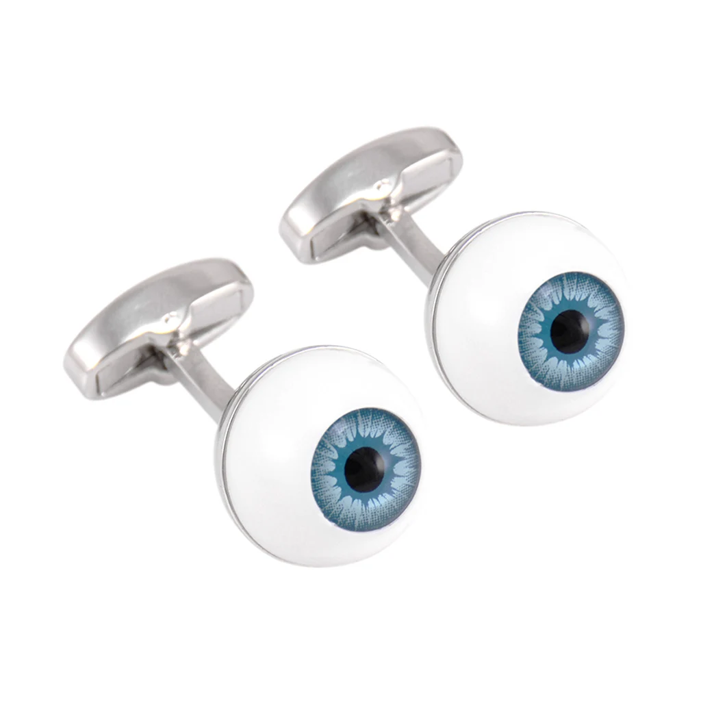 Забавные запонки NVT с глазным яблоком для мужчин подарок вечерние бесплатной