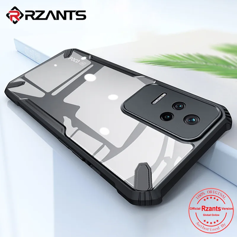 

Rzants For Xiaomi Poco F4 Redmi K40s Clear Case [Bull] Design Cover Slim Thin Strong Protection AirBag Crystal Phone Casing