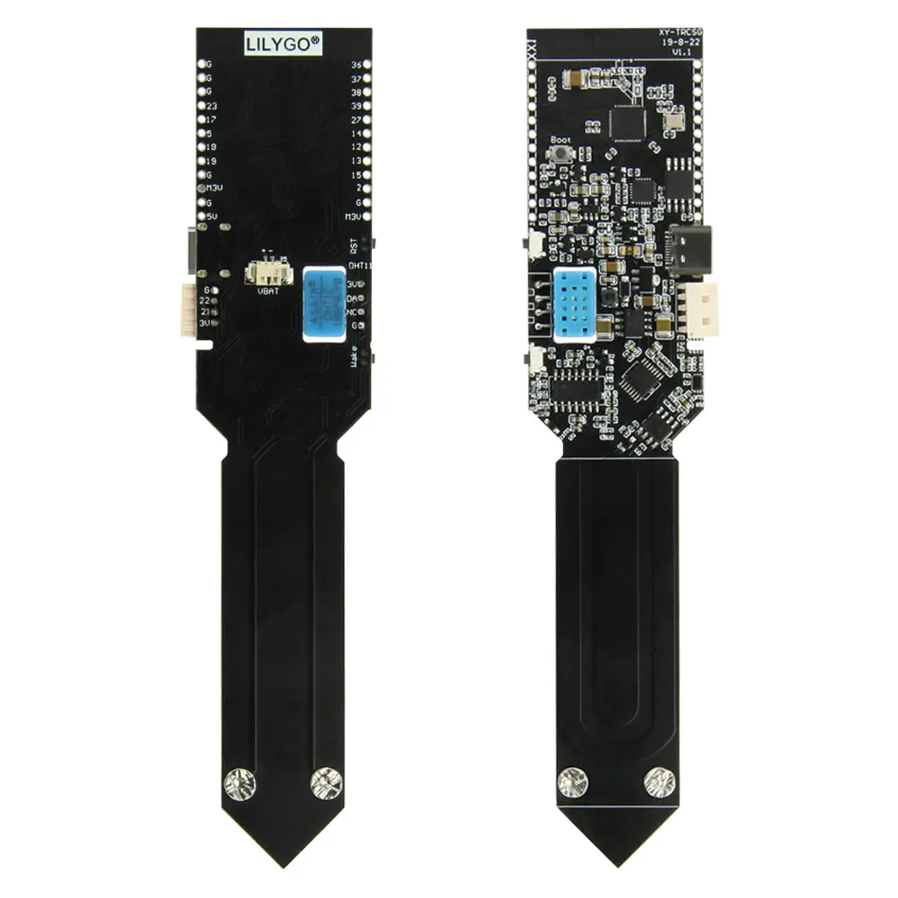 

ESP32 CP2104 DHT11 WiFi Bluetooth Soil Temperature Humidity Sensor 18650 Battery Shield Module For Arduino For Nodumcu Micro USB