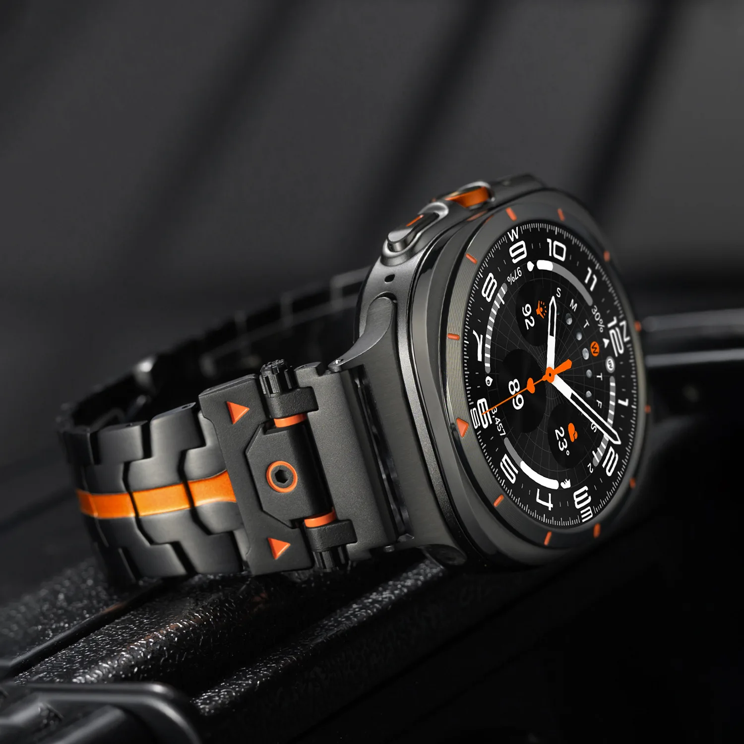 Роскошный ремешок из нержавеющей стали для Samsung Galaxy Watch Ultra 47 мм металлический