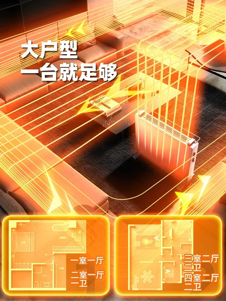 Электрический обогреватель 220 В портативный маслонаполненный радиатор с