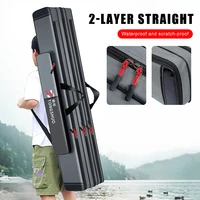 portable fishing rod carrier bag 708090cm 2 layer fishing rod case oxford fishing pole storage bag fishing tackle accessories