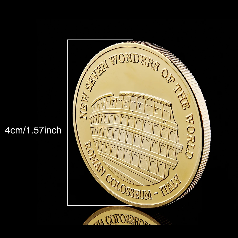 Коллекция 2017 года памятная монета с золотым покрытием из семи мировых волшебных