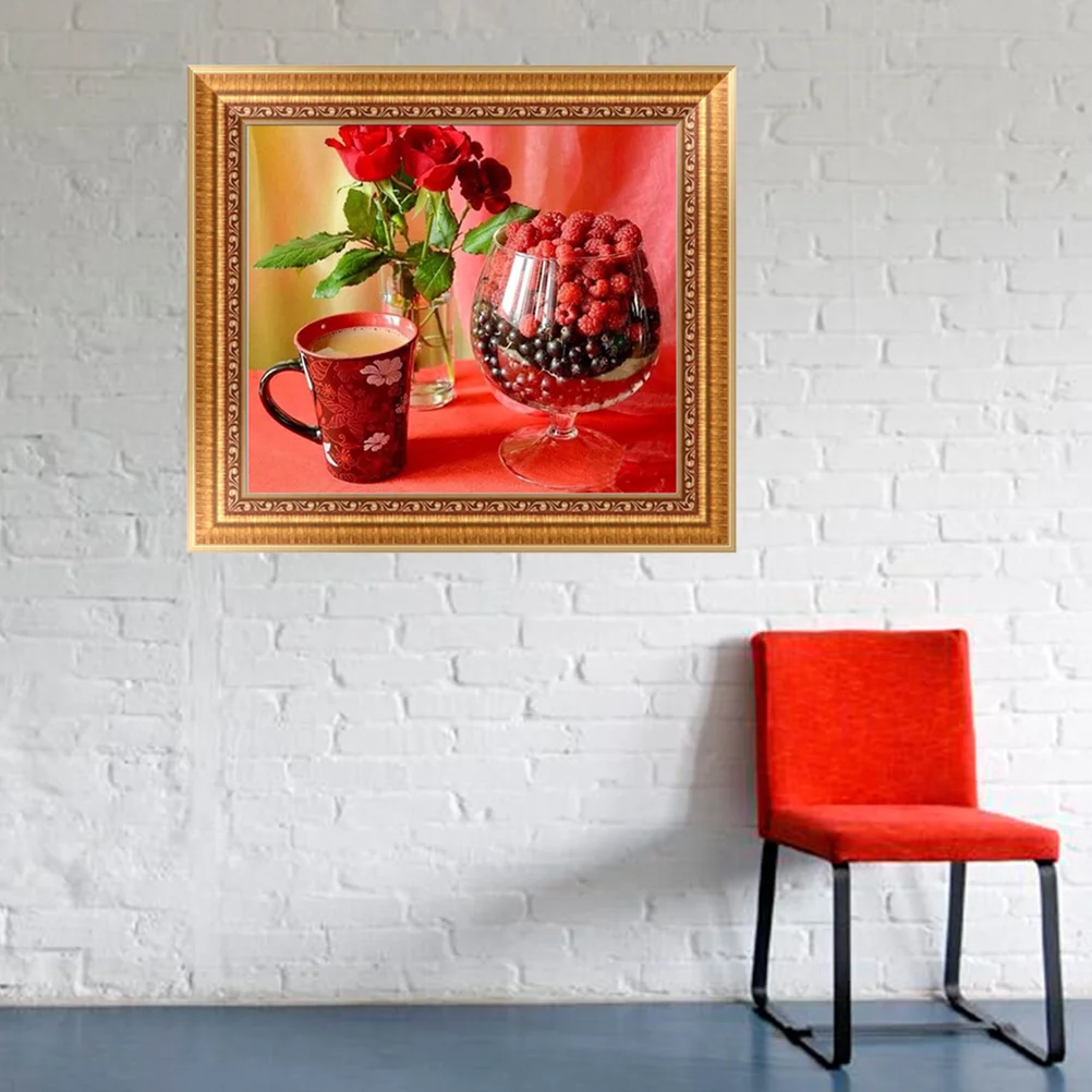 

5D DIY Embroidery Painting of Healthy Breakfast Wall Decoration Cross Printing Craft Kits without Frame