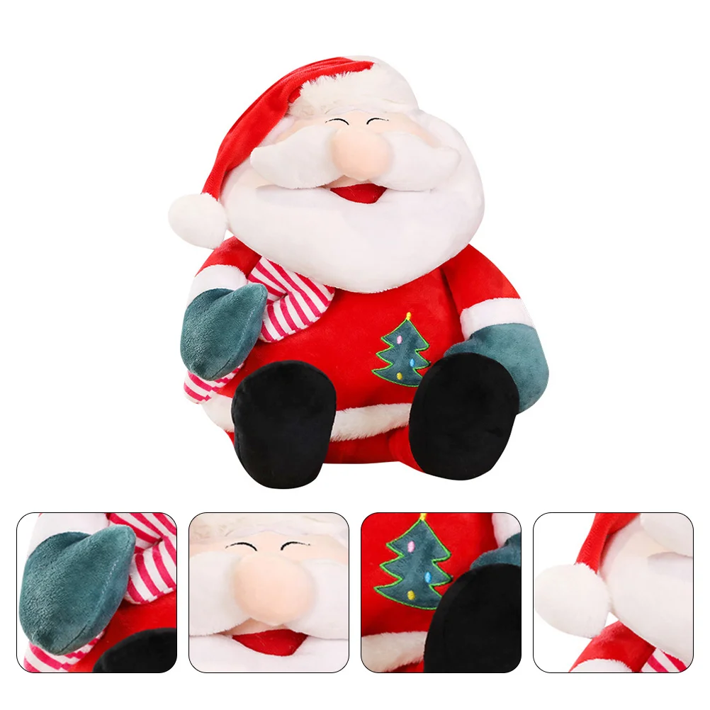 

Santa Plush Stuffed Toy Dinner Table Decor Christmas Toys Clause Extra Large