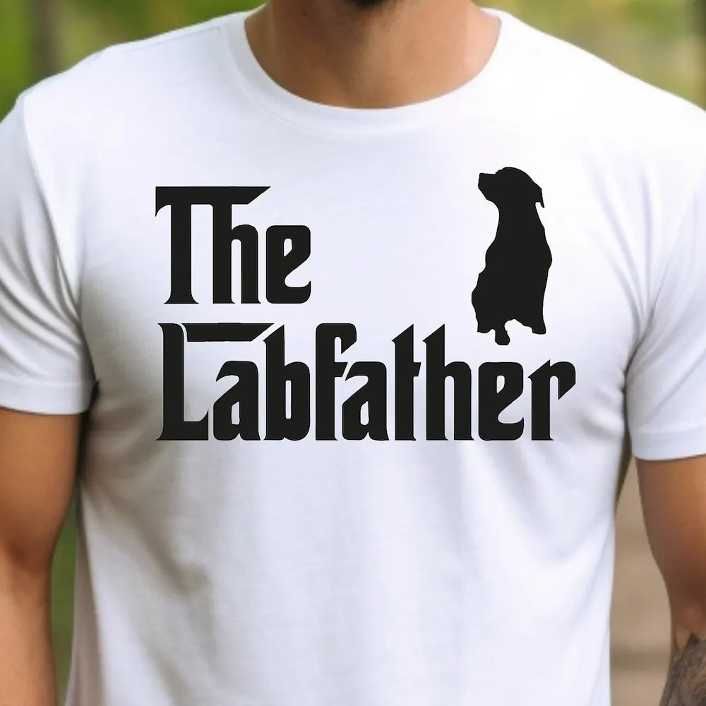 Футболка Labfather лабрадор папа собака любимый день отца