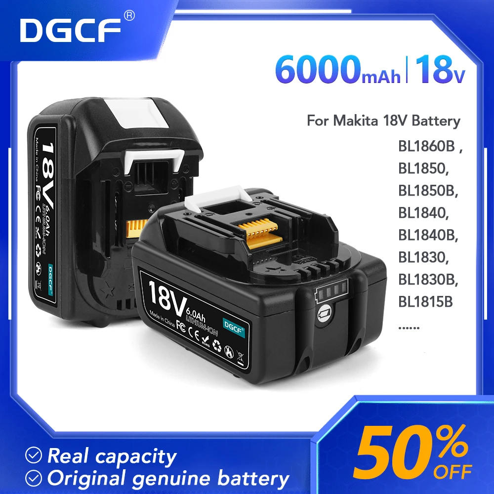 

Воздушная перевозка 18 В Аккумулятор для Makita совместимый с BL1830 BL1840 BL1850 BL1860 BL1815 BL1860B
