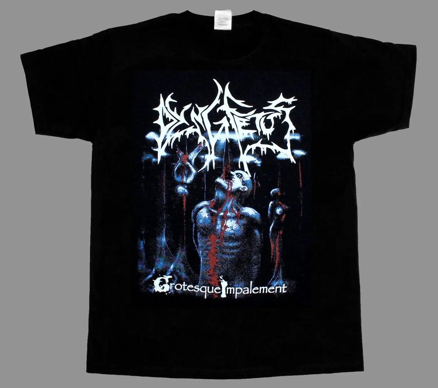 

S-3XL DYING FETUS GROTESQUE IMPALEMENT DEATH METAL GRINDCORE NEW BLACK T-SHIRT