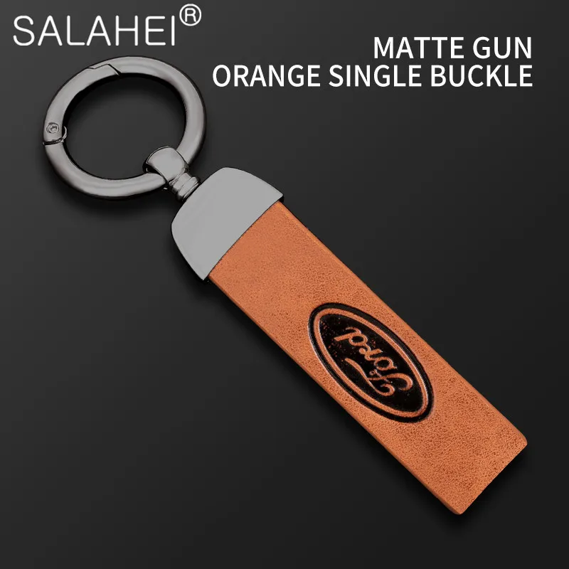 

1PC Car Logo Styling Emblem Keychain Key Rings For Ford 2 3 4 5 MK 2 6 7 Ranger Fiesta Kuga Mondeo Fusion Taurus Accessories