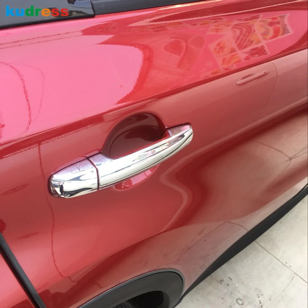 

For Suzuki Sx4 Cross Sx4 Crossover 2014 2015 2016 2017 2018 ABS Chrome Door Handle Cover Door Catch Frame Car Accessories