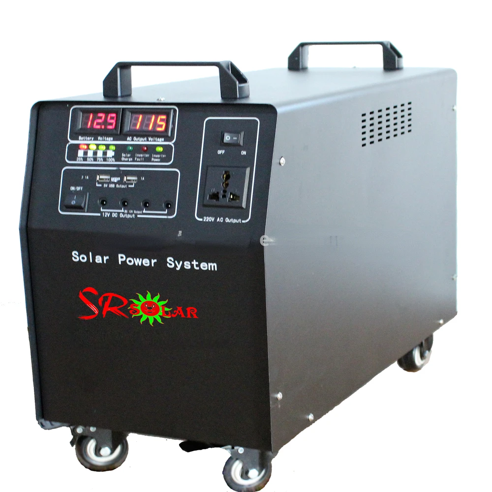 

Whole House 220V 1000W Portable Solar Power Generator Running Solar Power System for Home solar systems
