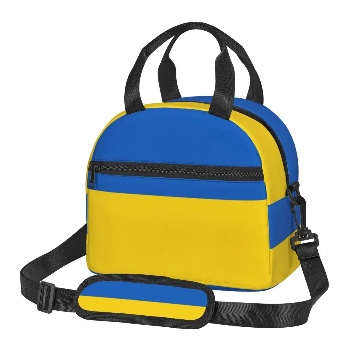 

Fresh Cooler Bag Ukraine Flag Portable Thermal Lunch Bag For Women Lunch Box Tote Food Bag