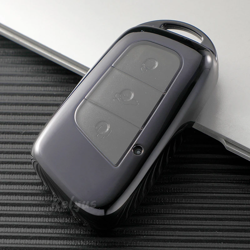 

TPU Transparent Car Remote Key Cover Case for Chery ANT EQ1 2019 Key Protective Chain Auto Accessories