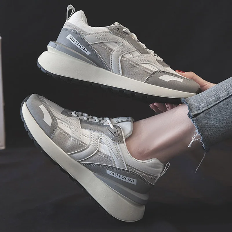 

2022 Spring New Sneakers Women Fashion Dad Shoes Running Sports Shoes Woman Casual Canvas Shoes Female Ins White Vulcanize Shoes