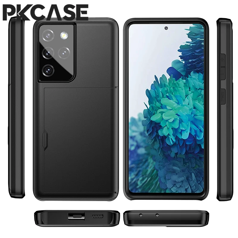 Фото Чехол-кошелек PKCASE с отделением для карт для Samsung S25 Edge S24 S23 FE S22 S21 FE Note 20 Ultra 10 Plus A55 A56 A36 A16 A17 Cover №3