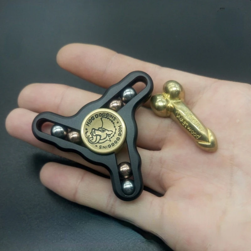 Фиджет-Спиннер с тремя лезвиями для гироскопа пальцев EDC F интегрированное