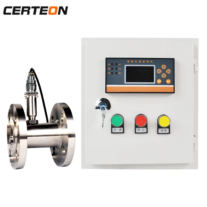 

4 20mA liquid dosing control box flow meter digital quantitative batch controller instrument Water liquid flow control system